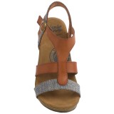 Wanda Panda T-Strap Sandals - Leather (For Women)