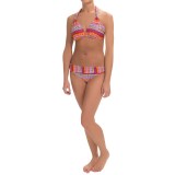 Kenneth Cole Globetrotter Halter Bikini Set (For Women)