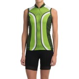 Shebeest S-Cut Cycling Jersey - UPF 45+, Sleeveless (For Women)