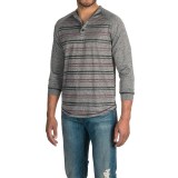 Raw Yarn Industries Striped Henley Shirt - Long Sleeve (For Men)