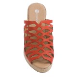 Eric Michael Madrid Wedge Sandals - Leather, Wedge Heel (For Women)
