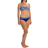 Anne Cole Twist Front Bandeau Bikini Set - Fold-Over Bottoms (For Women)