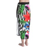 Diamond Tea Stretch Wrap Sarong Skirt (For Women)