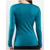 Icebreaker Bodyfit 200 Oasis Stripe Base Layer Top - UPF 30+, Merino Wool, Long Sleeve (For Women)