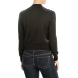 Magaschoni Modern Zip Cardigan Sweater - Silk and Cashmere (For Women)