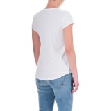 Cynthia Rowley Cotton-Modal T-Shirt - Scoop Neck, Short Sleeve (For Women)