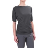 Sherpa Valli Scoop Neck Shirt - Recycled Poly-Hemp, Elbow Sleeve (For Women)