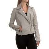 Bar III Motorcycle Jacket - Vegan Leather (For Women)