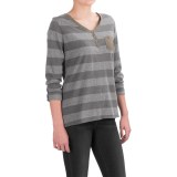 Woolrich McKees Run Striped Knit Shirt - 3/4 Sleeve (For Women)