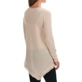 Philosophy Cashmere Fringed Handkerchief Tunic Sweater (For Women)