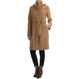 Ellen Tracy Outerwear Wool-Blend Hooded Stadium Coat (For Women)