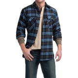 Moose Creek Brawny Plaid Flannel Shirt - Long Sleeve (For Tall Men)