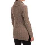 Jeanne Pierre Fisherman Cable-Knit Tunic Sweater (For Women)