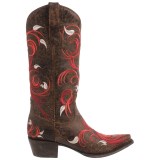 Lane Jerri Ann Cowboy Boots - Leather, Snip Toe, 13” (For Women)