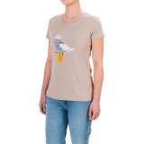 Barbour Cotton T-Shirt - Crew Neck, Short Sleeve (For Women)