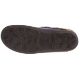 Acorn Faux-Fur Collar Scuff Slippers - Wool Blend (For Women)