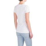 Barbour Cotton T-Shirt - Crew Neck, Short Sleeve (For Women)