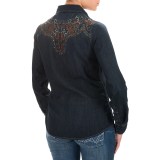 Panhandle Slim Retro Copper Canyon Western Shirt - Snap Front, Long Sleeve (For Women)