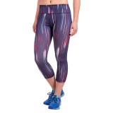 Reebok Printed Luminous Quick Capris (For Women)