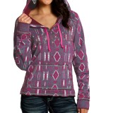 Rock & Roll Cowgirl Aztec Hoodie (For Women)