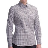 Barbour Ancroft Cotton Check Shirt - Long Sleeve (For Women)