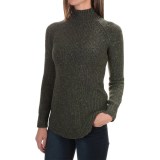 Cynthia Rowley Mock Neck Donegal Sweater (For Women)