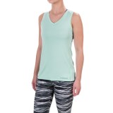 Brooks Steady Tank Top - UPF 30+, V-Neck (For Women)