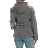 Sebby Collection Hooded Toggle-Front Jacket (For Women)
