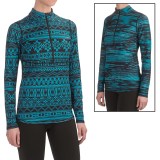 Snow Angel Dakota Duo Reversible Base Layer Top - Zip Neck, Long Sleeve (For Women)