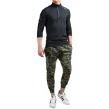 AL1VE Running Shirt - Zip Neck, Long Sleeve (For Men)