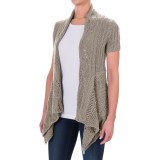 Woolrich Cable Hollow Cardigan Sweater - Cotton (For Women)