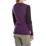 SmartWool Stripe Sweater - Merino Wool, V-Neck (For Women)