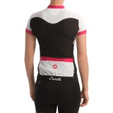 Castelli Gustosa FZ Cycling Jersey - Full Zip, Short Sleeve (For Women)