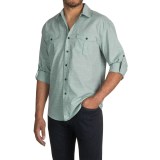 Bruno Space-Dyed Button-Up Shirt - Long Sleeve (For Men)