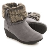 Serene Luuk Wedge Ankle Boots - Vegan Leather (For Women)