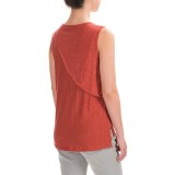 Kenar Linen Jersey Tank Top - Crew Neck (For Women)