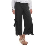 Neon Buddha Raven Ultra-Flare Crop Pants - Stretch Cotton (For Women)