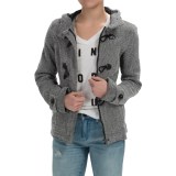 Sebby Collection Hooded Toggle-Front Jacket (For Women)