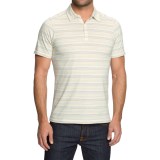 NAU Genus Stripe Polo Shirt - Organic Cotton, Short Sleeve (For Men)