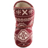 Muk Luks Knit Slipper Short Boots (For Women)