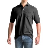 Viyella Stretch Pique Polo Shirt - Short Sleeve (For Men)