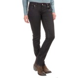 Rock & Roll Cowgirl Faux-Leather Skinny Jeans - Low Rise (For Women)