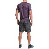 AL1VE Printed Shorts with Perforated Details (For Men)