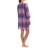 Dotti Printed Swimsuit Cover-Up Tunic - Long Sleeve (For Women)
