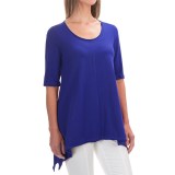Neon Buddha Lifestyle Tee Tunic Shirt - Scoop Neck, Elbow Sleeve (For Women)