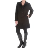 Jonathan Michael Single-Breasted Wool Coat (For Women)
