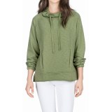 Lilla P Flame French Terry Pullover Shirt - Long Sleeve (For Women)