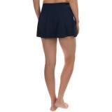 Caribbean Joe Solid Skirted Bikini Bottoms (For Women)