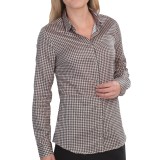 Barbour Maria Houndstooth Shirt - Cotton-Silk, Long Sleeve (For Women)