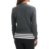 Magaschoni Modern Zip Cardigan Sweater - Silk and Cashmere (For Women)
